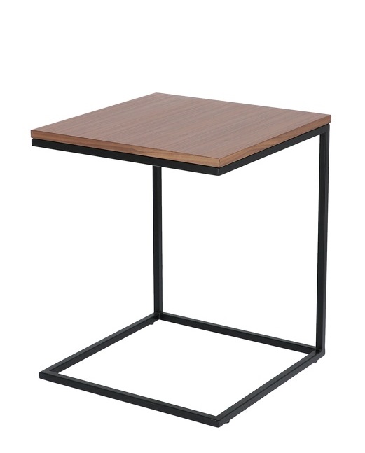 Flat Side table open Black / Natural oak Jan Kurtz SINGLE PIECES