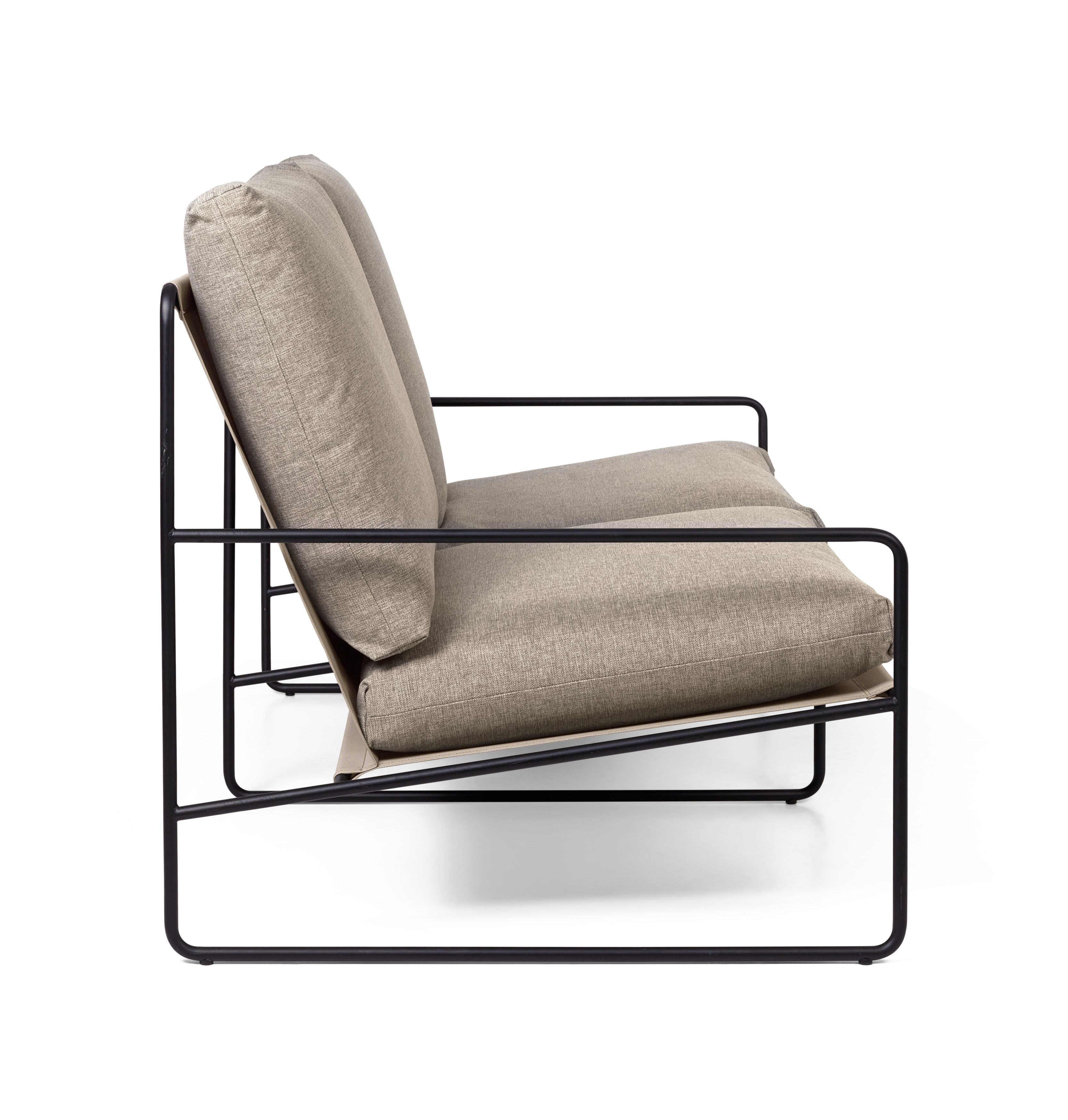 Desert Outdoor Sofa Frame Black Ferm Living