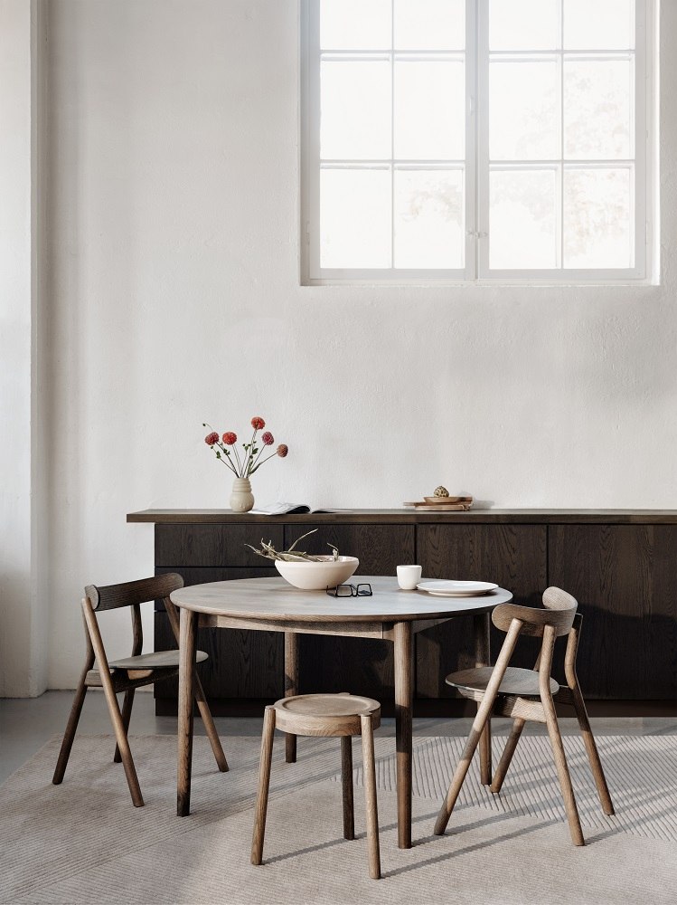 Expand Circular Dining table / Extending table Northern