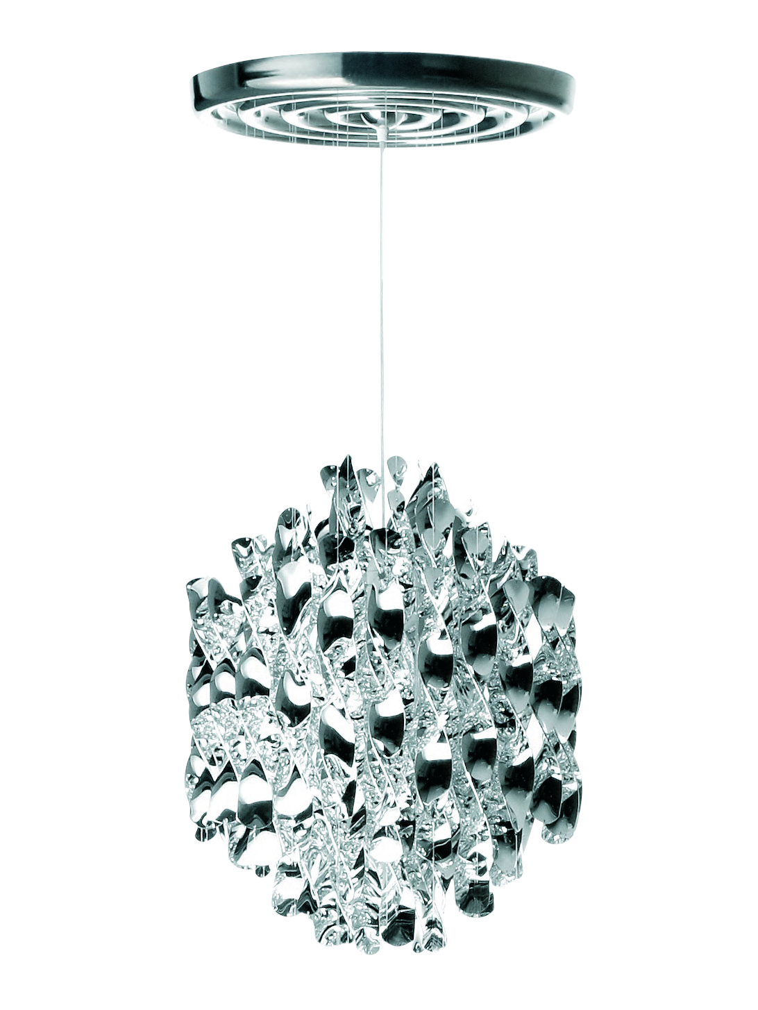 Spiral SP1 Pendant Lamp Silver Verpan