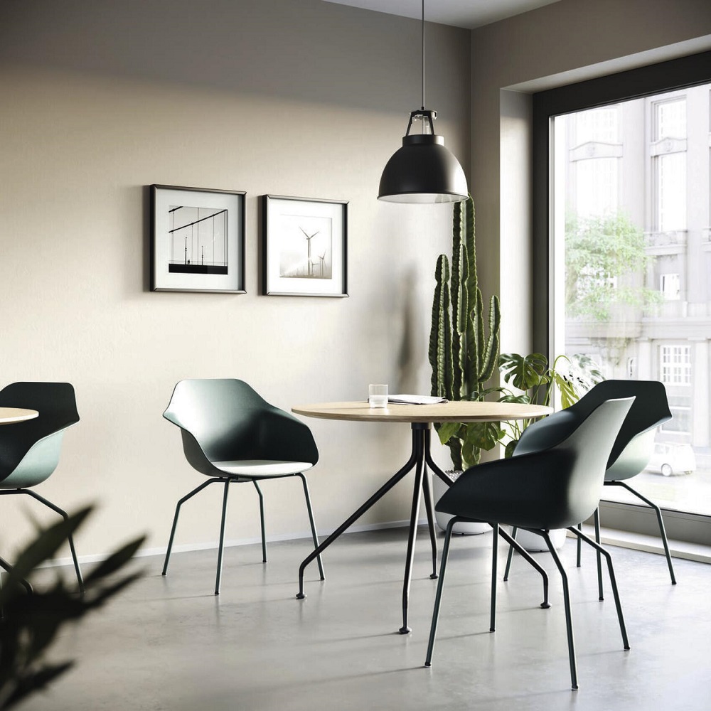 Yonda Universalstuhl Four-legged chair with metal frame Wilkhahn 