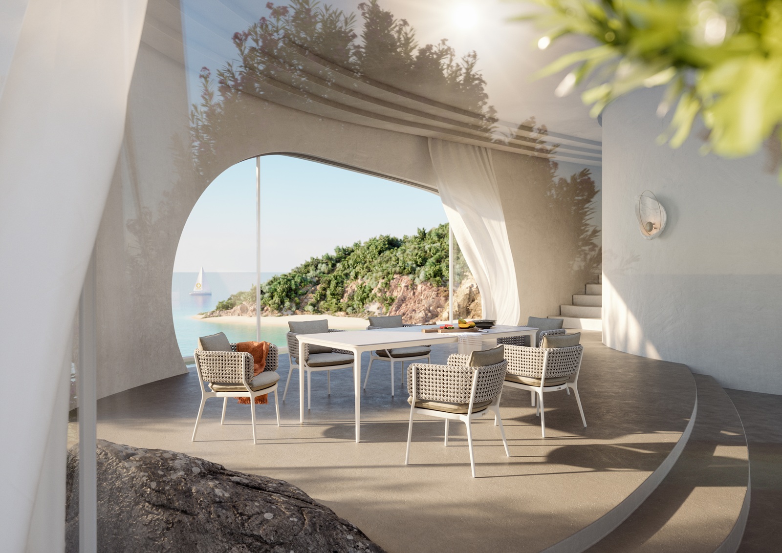 Bellmonde Outdoor Dining Table Dedon