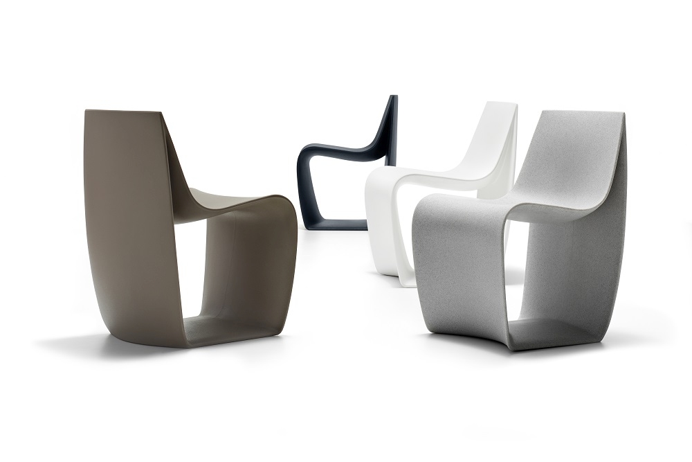 SIGN MATT Chair Indoor / Outdoor MDF Italia Concrete matte