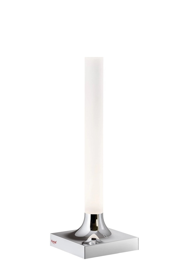 Goodnight Battery Lamp Kartell chrome plated polished