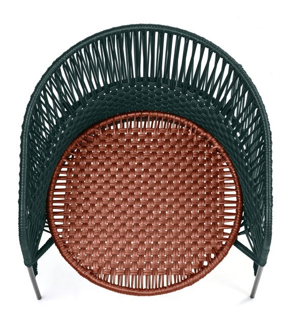 Caribe Chic Lounge Chair Lounge Chair Outdoor ames  Moss green / Copper / Black