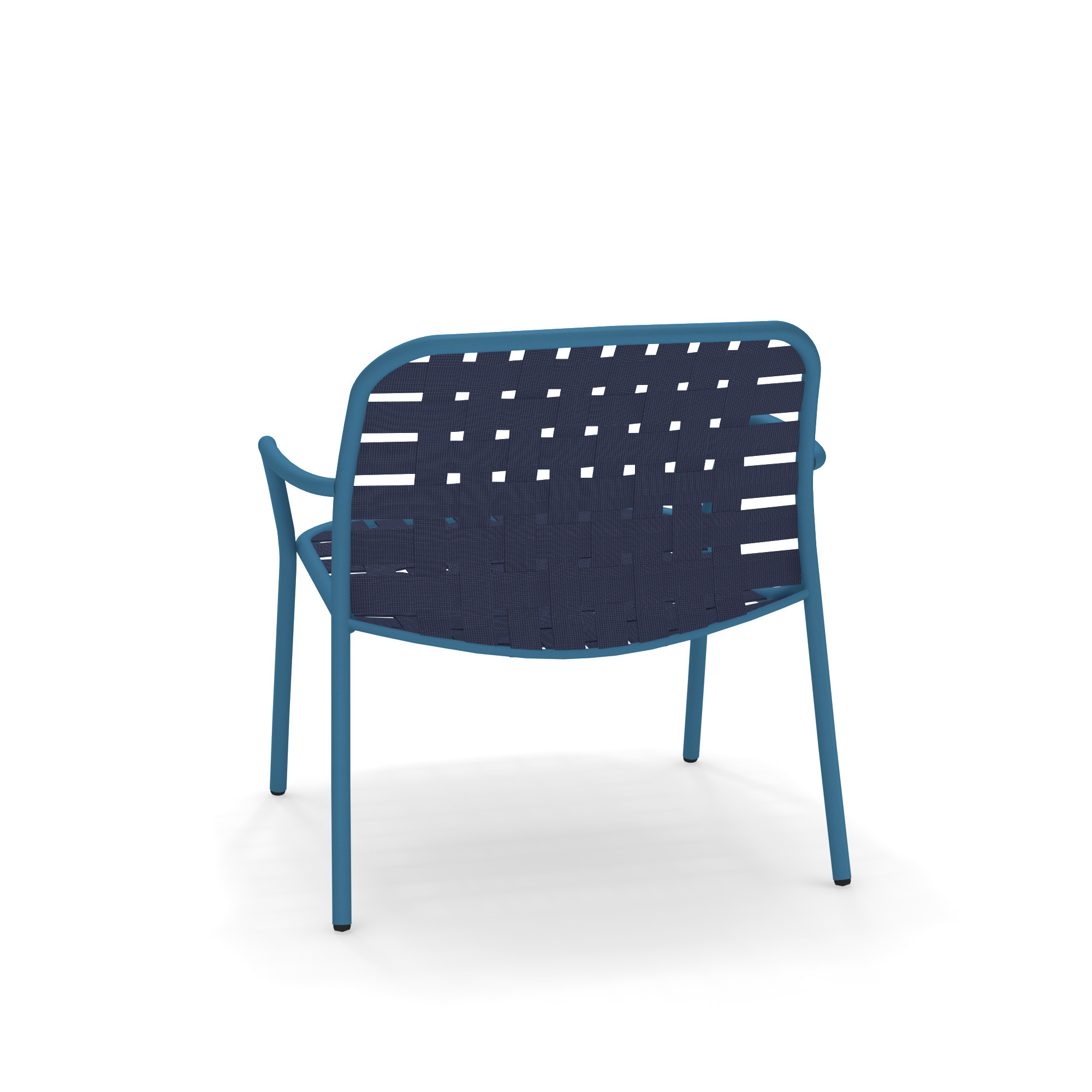 Yard Lounge Chair Sessel Emu mattweiß - braun