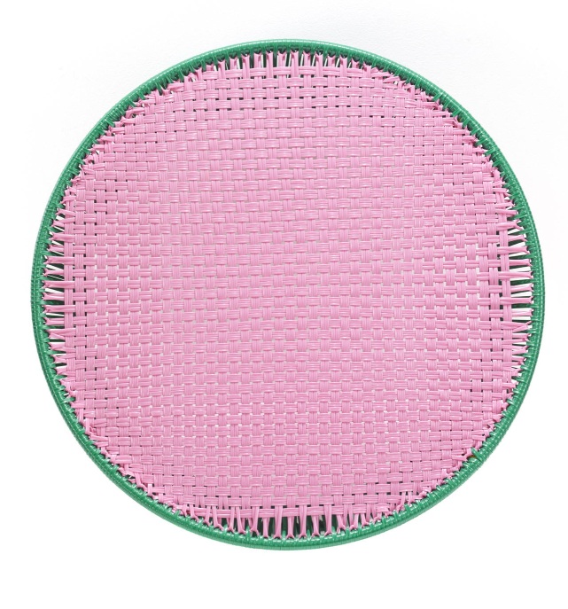 Caribe Tall Side Table Outdoor ames Emerald green / bubblegum pink / curry yellow