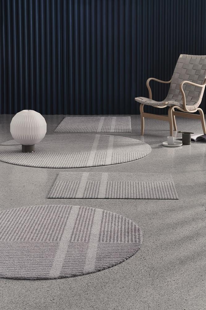 Løype Indoor / Outdoor doormat W 60 x D 85 cm / BREEZY BEIGE Heymat SINGLE PIECE