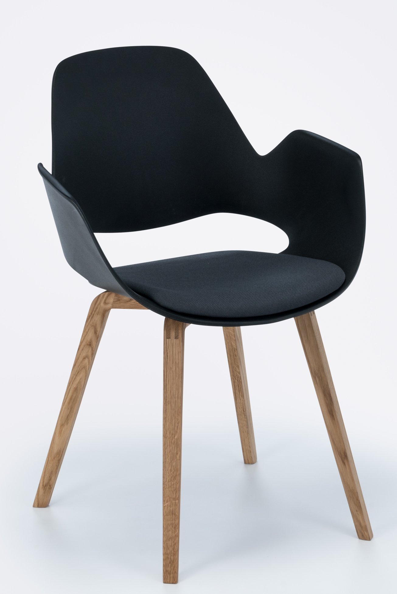 Falk Chair with Armrest Solid Oak Legs Houe