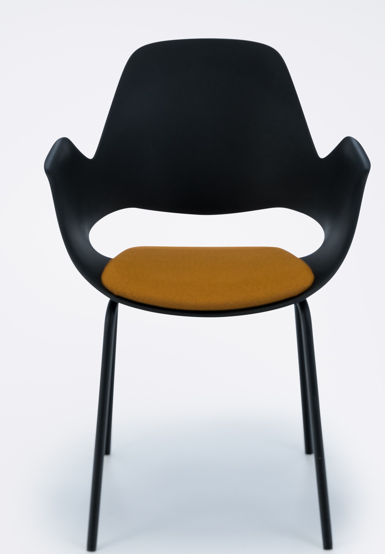 Falk Armchair Legs in black powder coated metal Houe