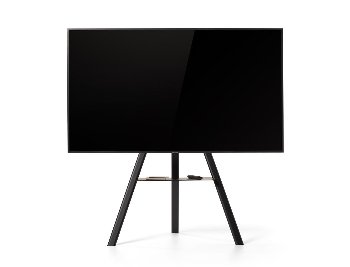 Cartesio Multimedia Stand black Opinion Ciatti