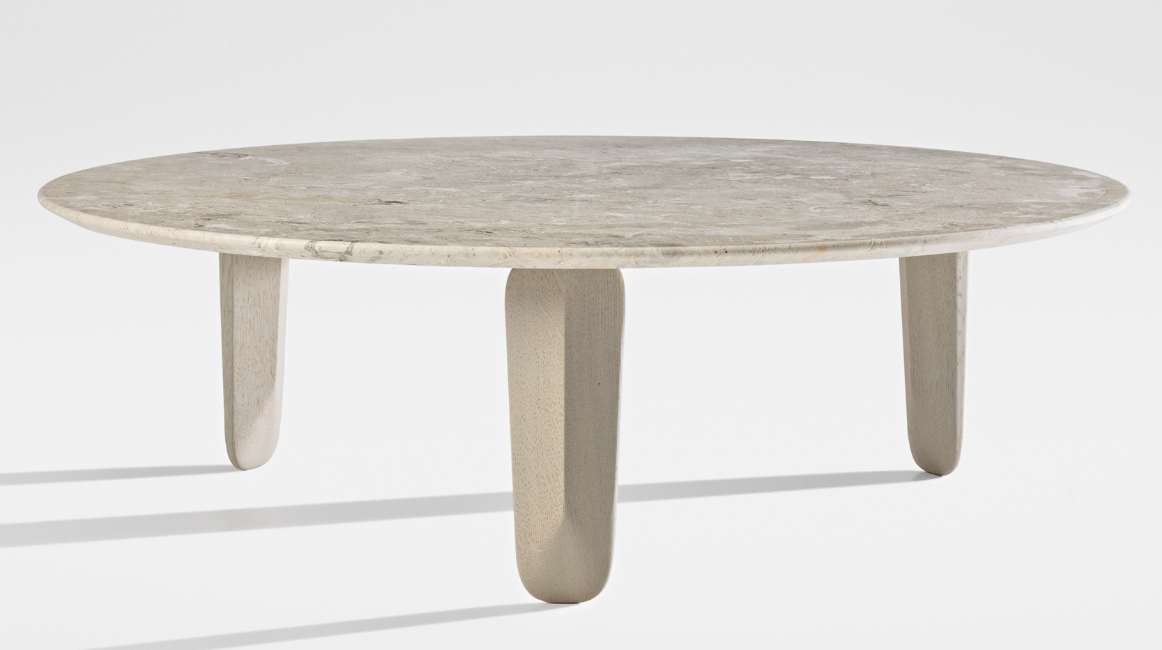 Kuyu Marble Round Marble Coffee Table Round Zeitraum