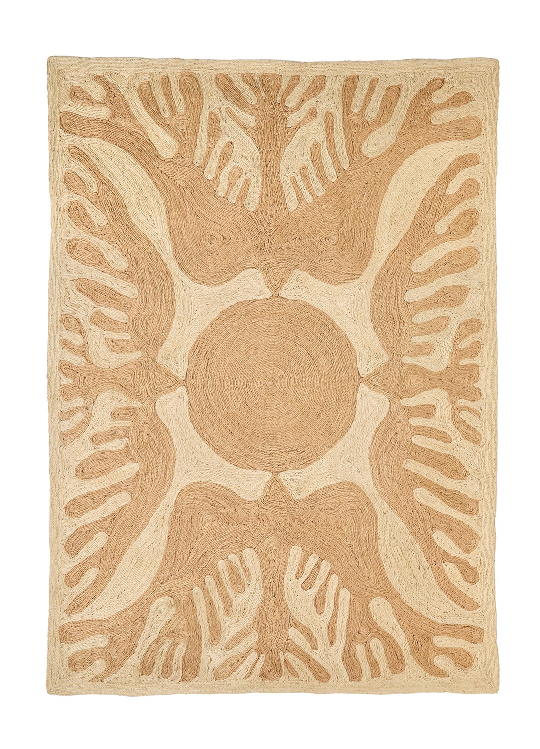 Lucia Eames Sunbirds Carpet Natural Nanimarquina