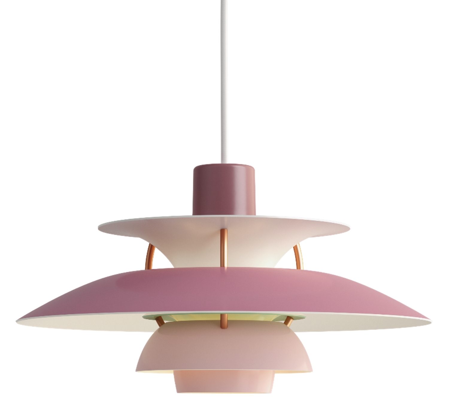 PH 5 Mini Pendelleuchte Louis Poulsen-Hues rot