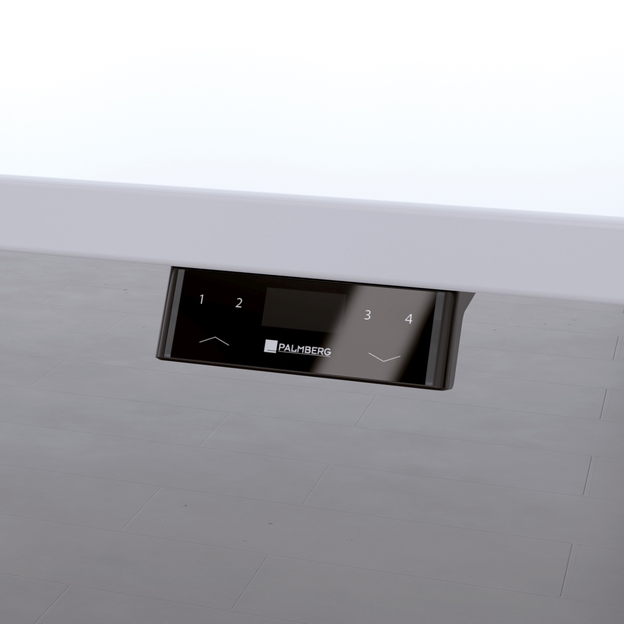 Crew T height-adjustable desk by Palmberg