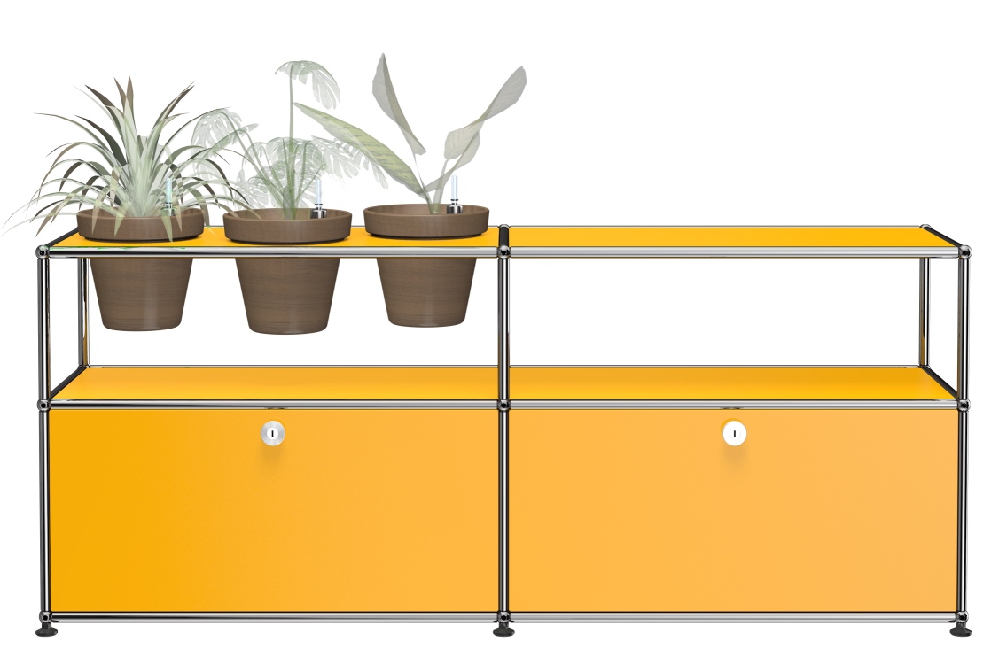 Plant worlds Sideboard Configuration 1 USM Haller Golden yellow