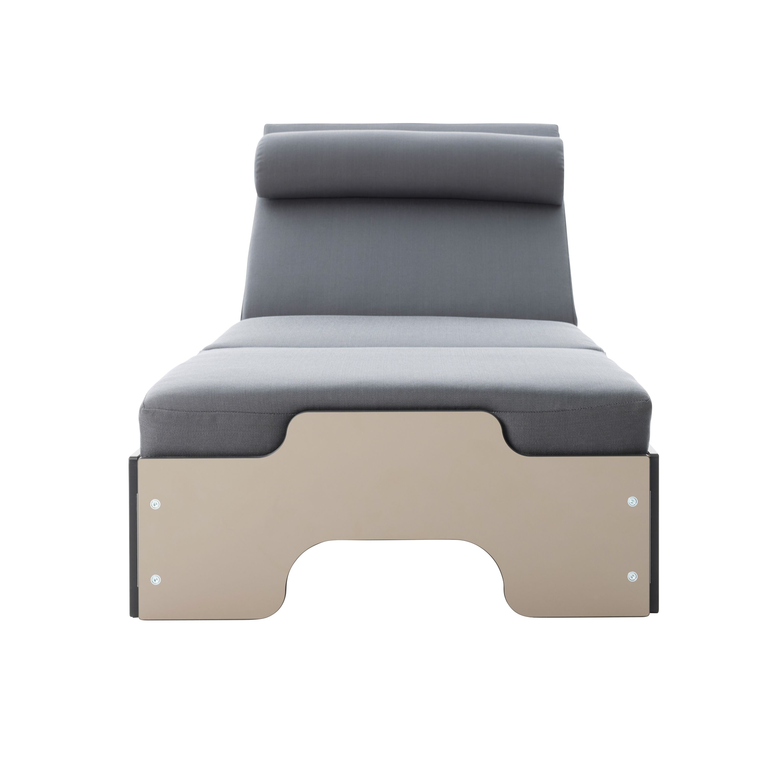 Solara Stacking Lounger incl. Wheels and Upholstery Outdoor Müller Möbelwerkstätten