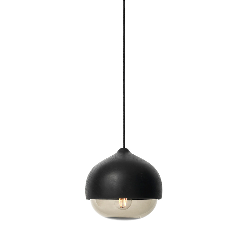 Terho Pendant Lamp black Linden wood Medium Mater