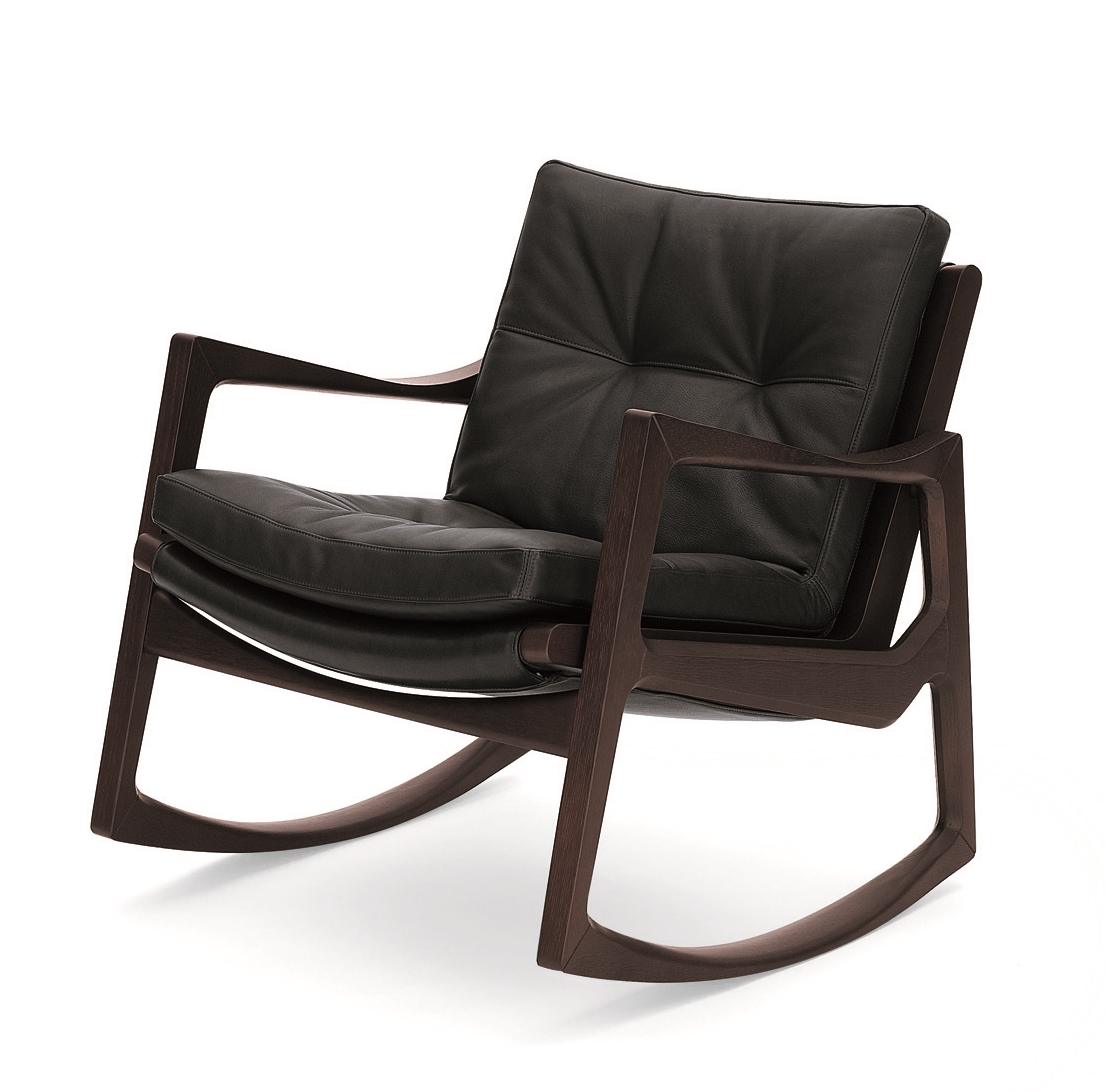 Euvira rocking chair upholstered ClassiCon