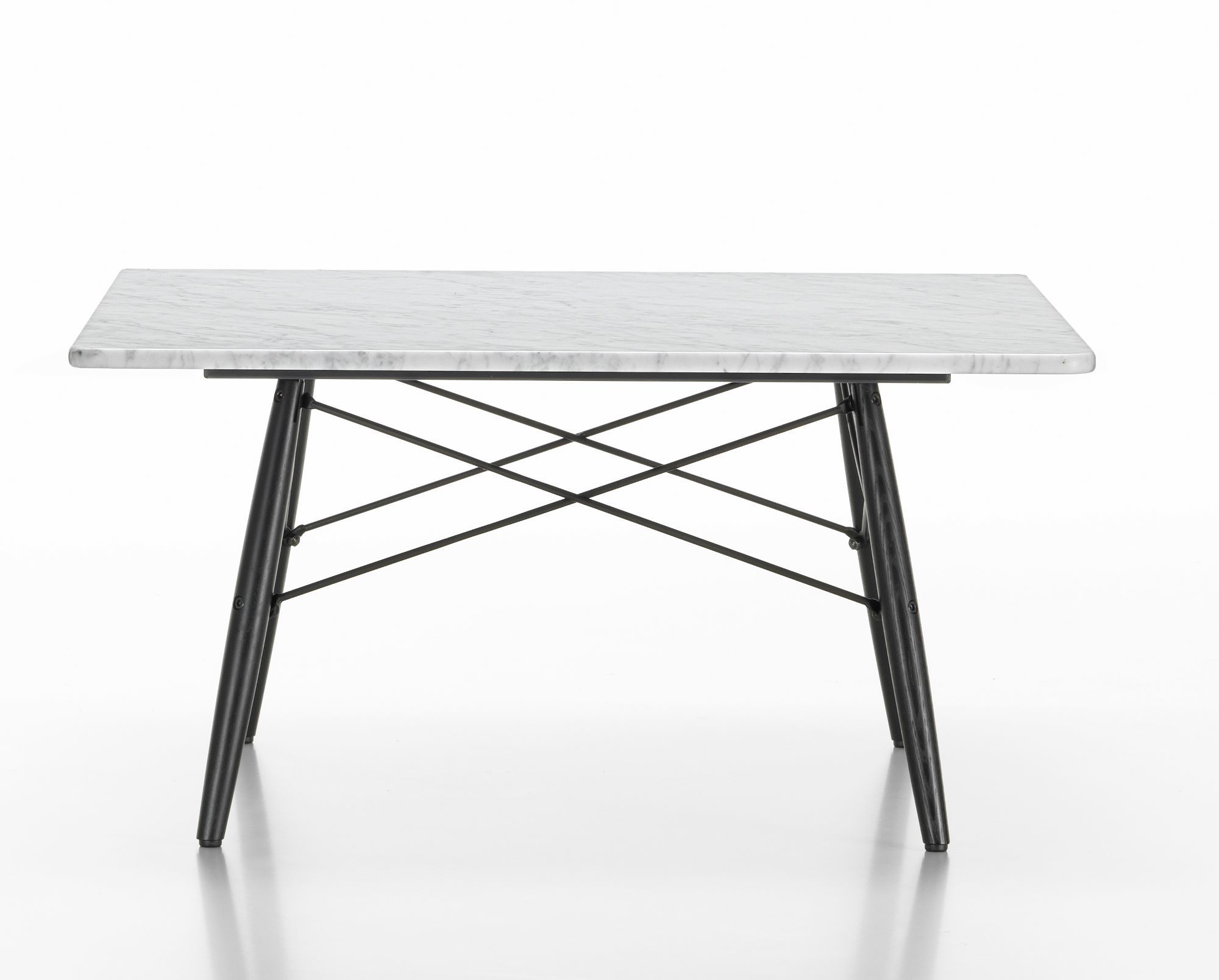 Eames Coffee Table Square Marble white Vitra