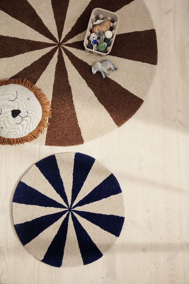 Arch Tufted Rug BRIGHT BLUE / OFF-WHITE Ferm Living SINGLE PIECES