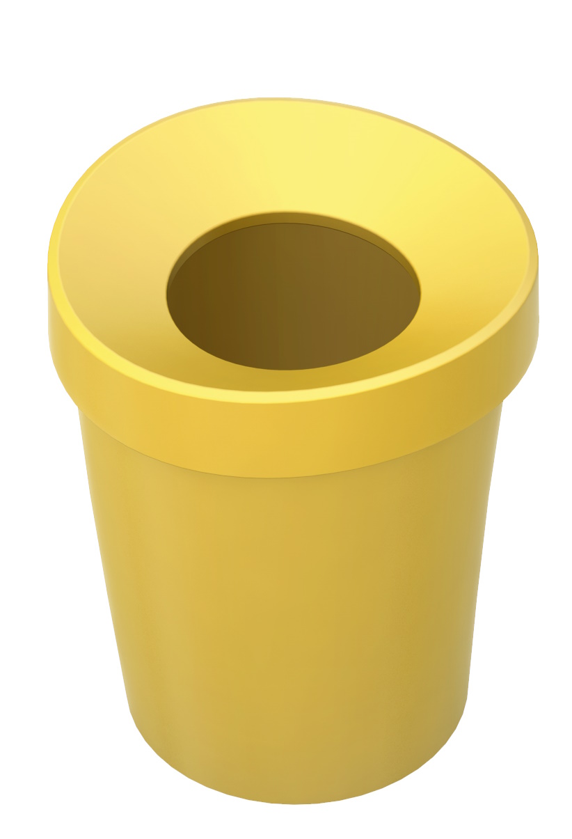 Happy Bin S Wastepaper Bin YELLOW Vitra SINGLE PIECES