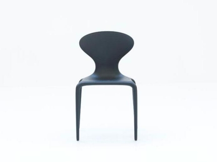 Supernatural Chair Set of 4 Moroso Schwarzer Stuhl Supernatural Sedia von Moroso, moderner Designstuhl für Esszimmer und Wohnbereich.