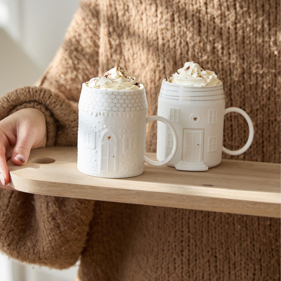 House mug gingerbread wheels