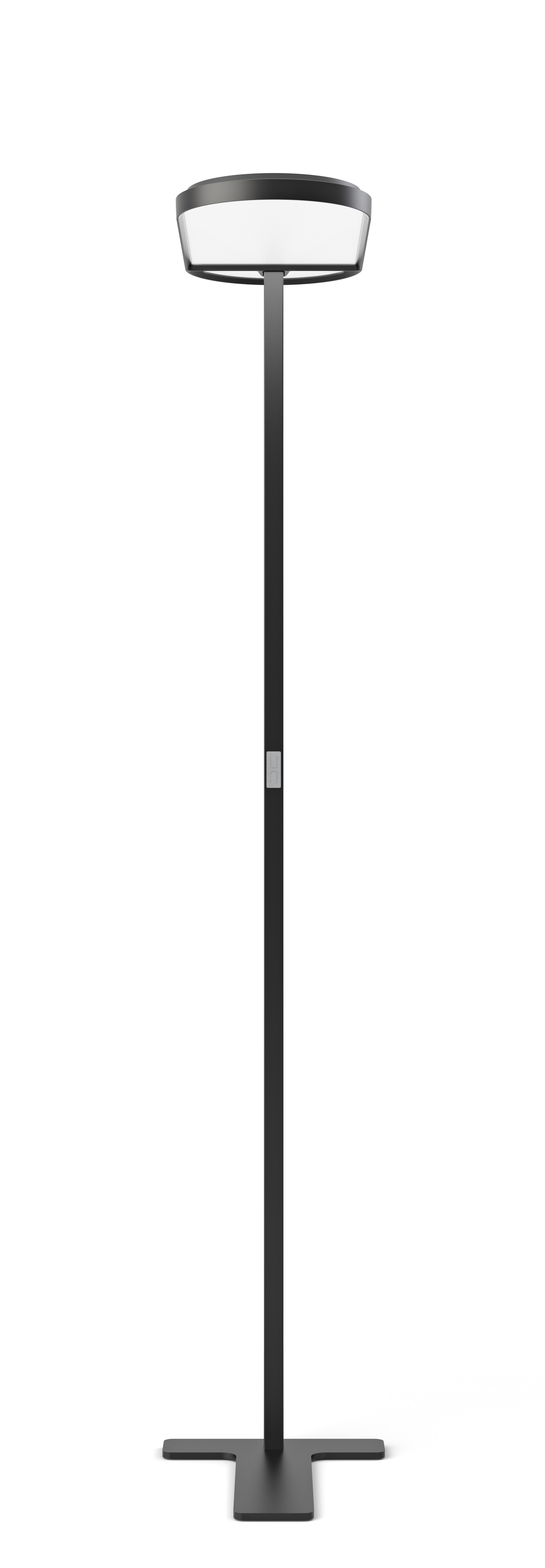 Kido Floor lamp T-base black 3000K Belux