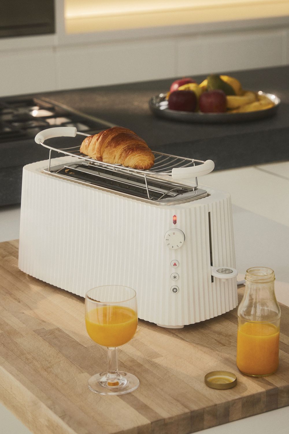 MDL15 Plissé Toaster XXL Alessi White