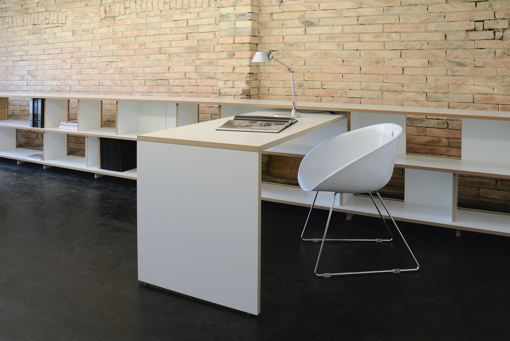 Anstell table for Stell shelf Tojo