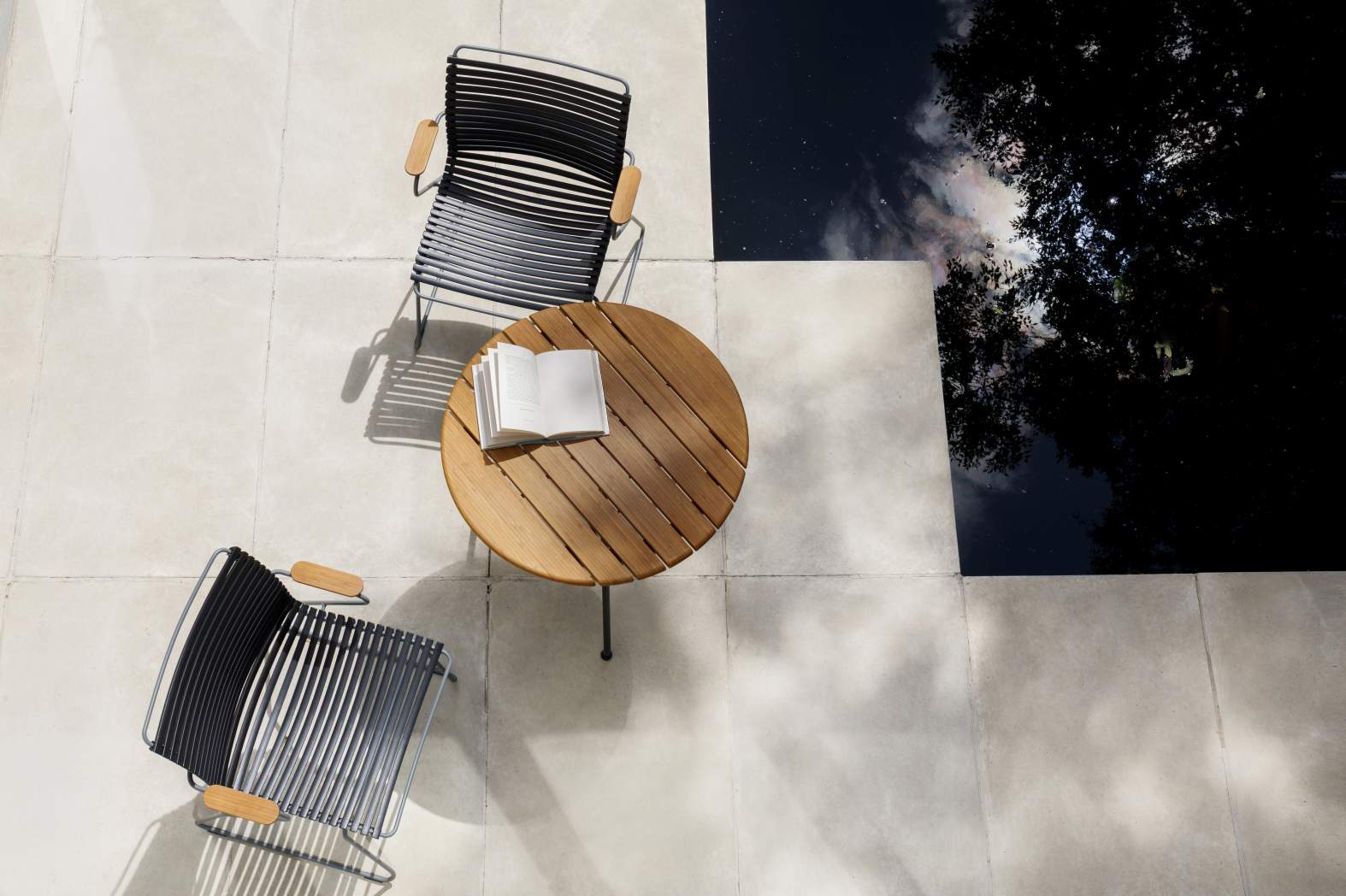Click Chair with armrests Outdoor Houe