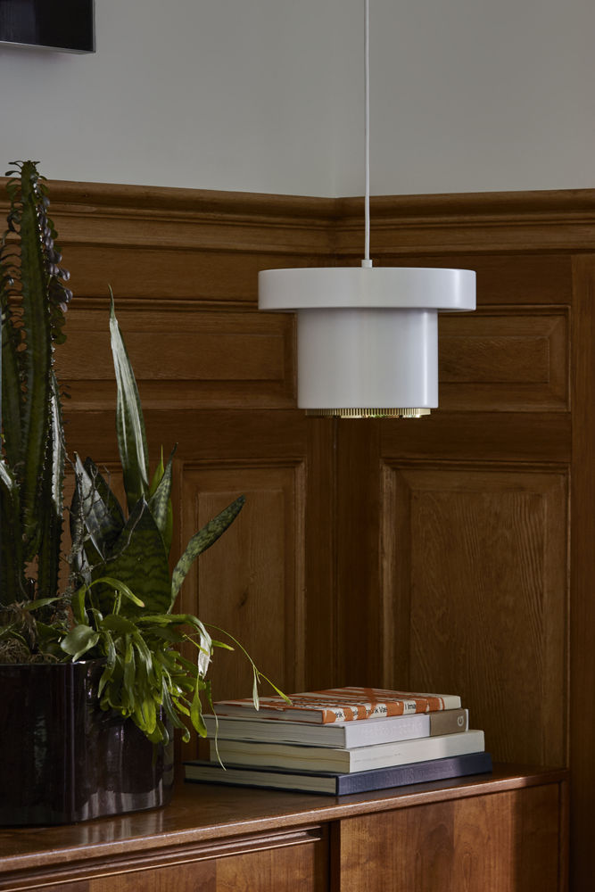 A201 Pendant light Artek White - Brass