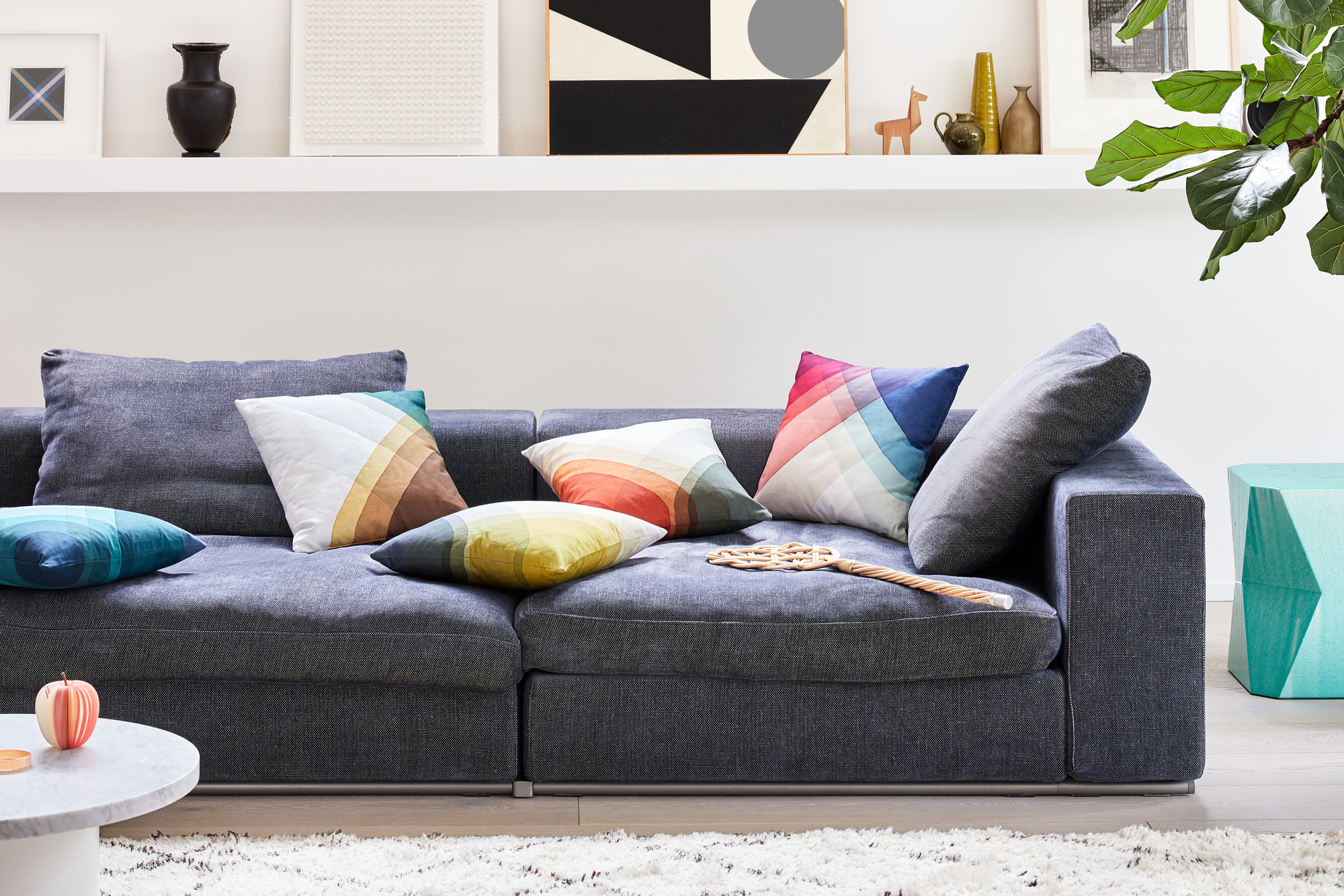 Heringbone Pillows Cushion Vitra