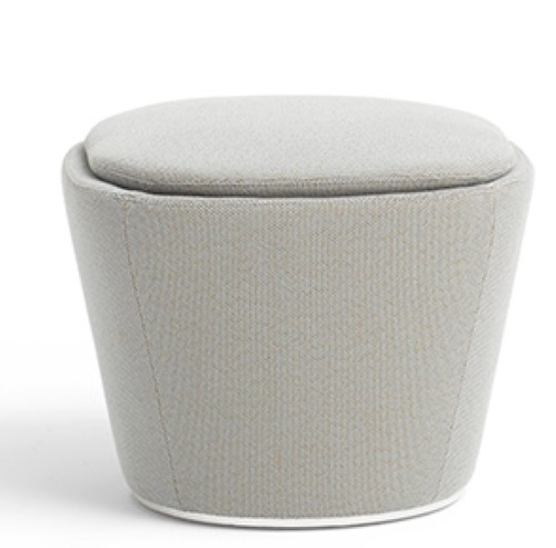 Flint Stool with Plate Foot Swivel Cor