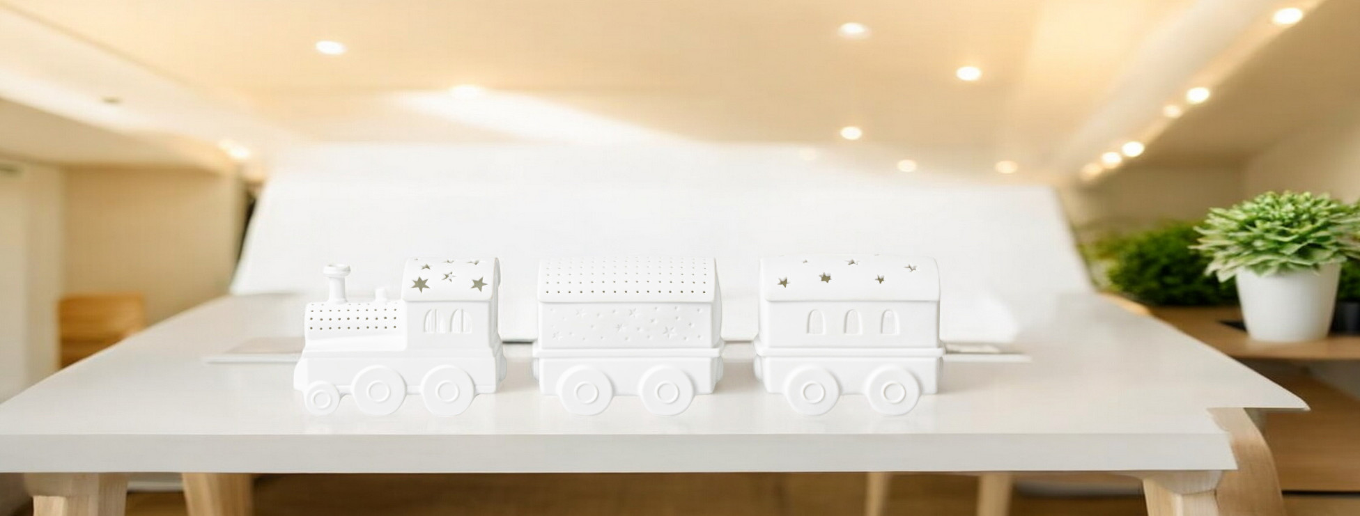 LED light train set Räder