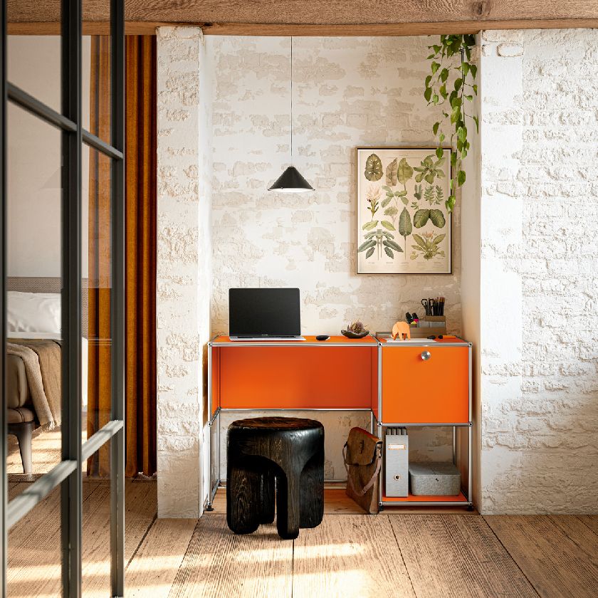 USM Haller desk B21 pure white