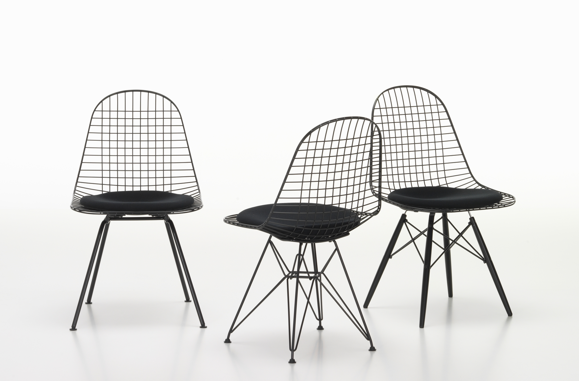 DKX-5 Wire Chair Chair with Seat Cushion Vitra