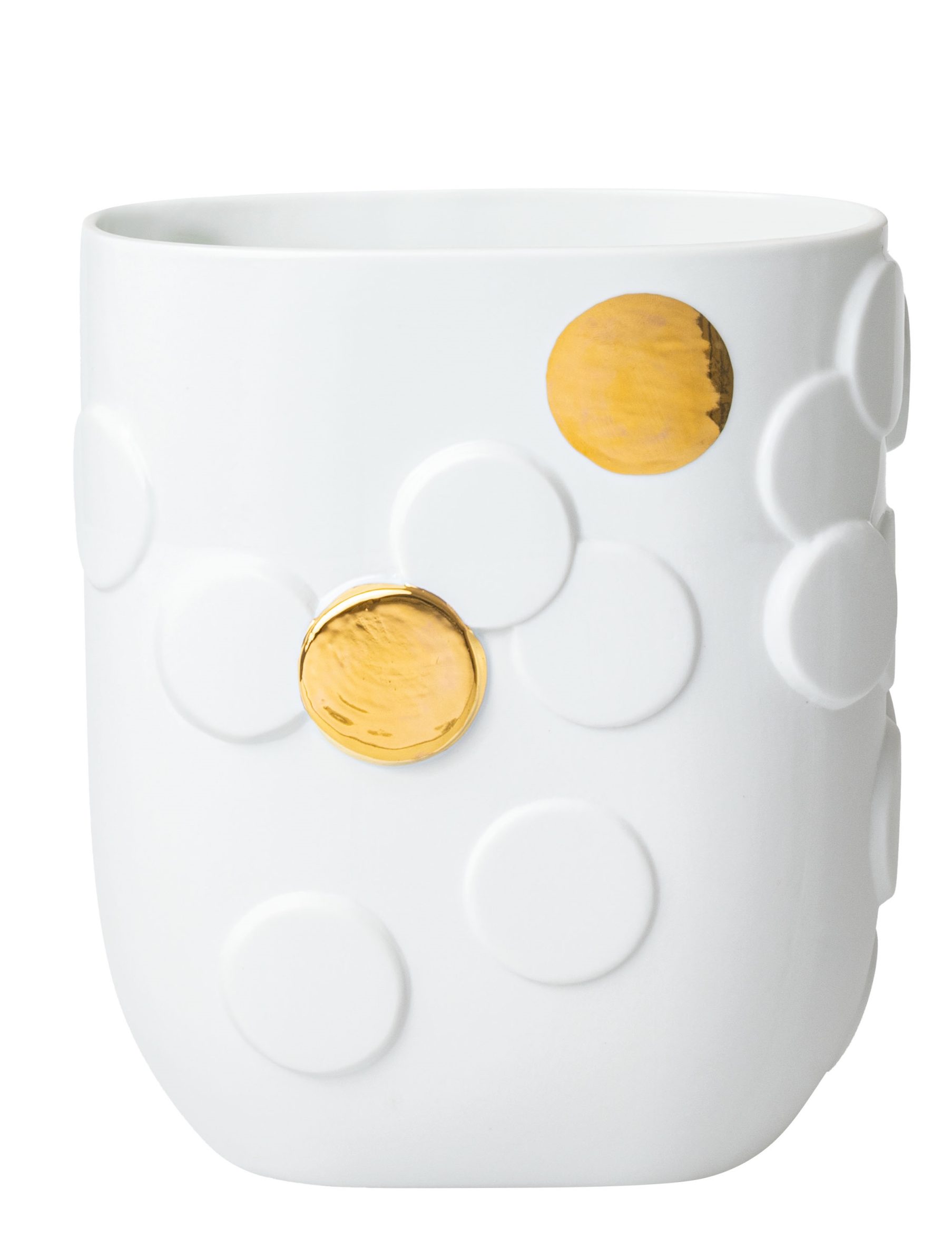 Golden dot vase Räder