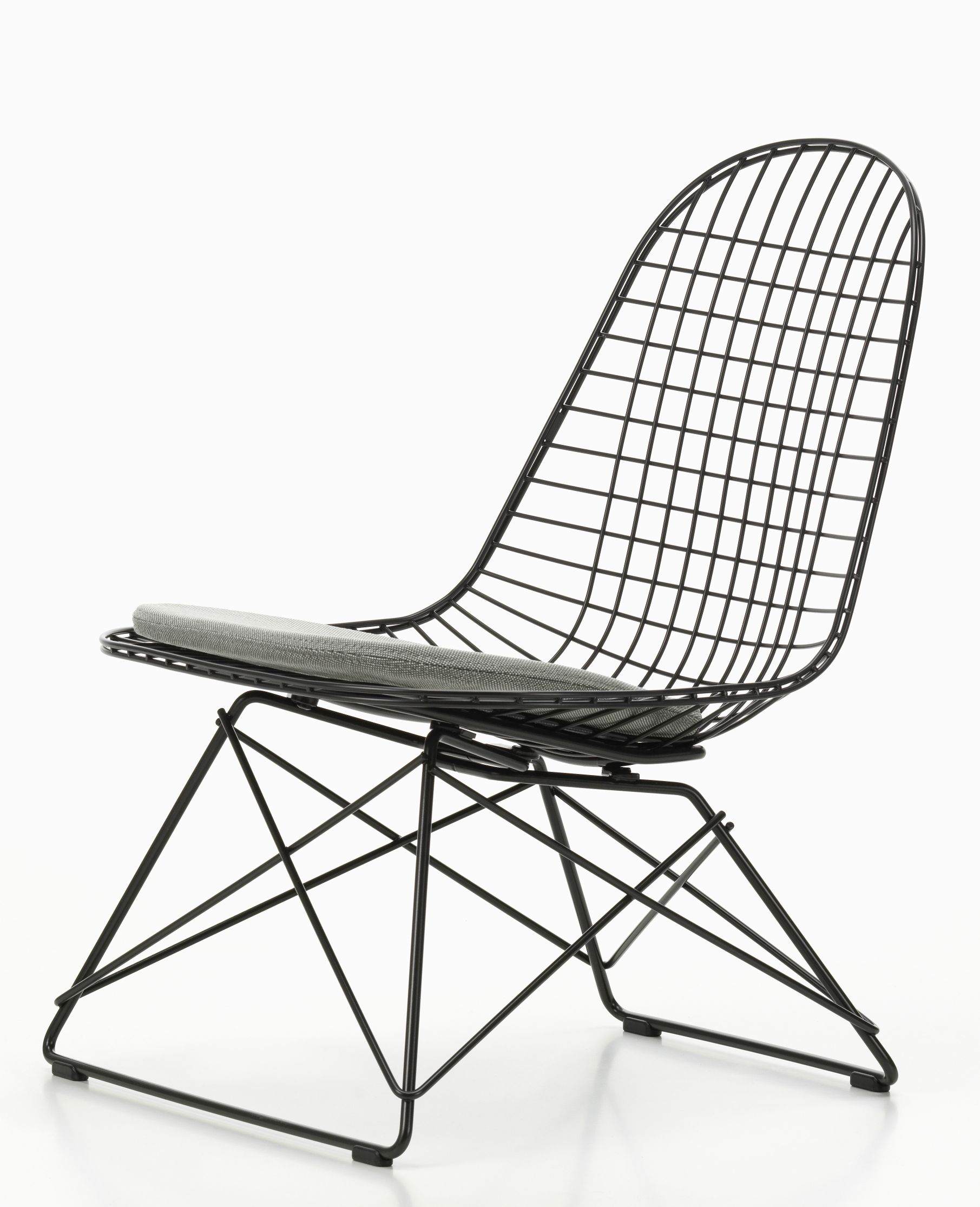 LKR-5 Wire Chair Chair with Seat Cushion Vitra