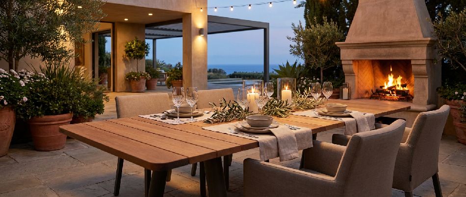 Panigiri Table Outdoor dining table Extremis