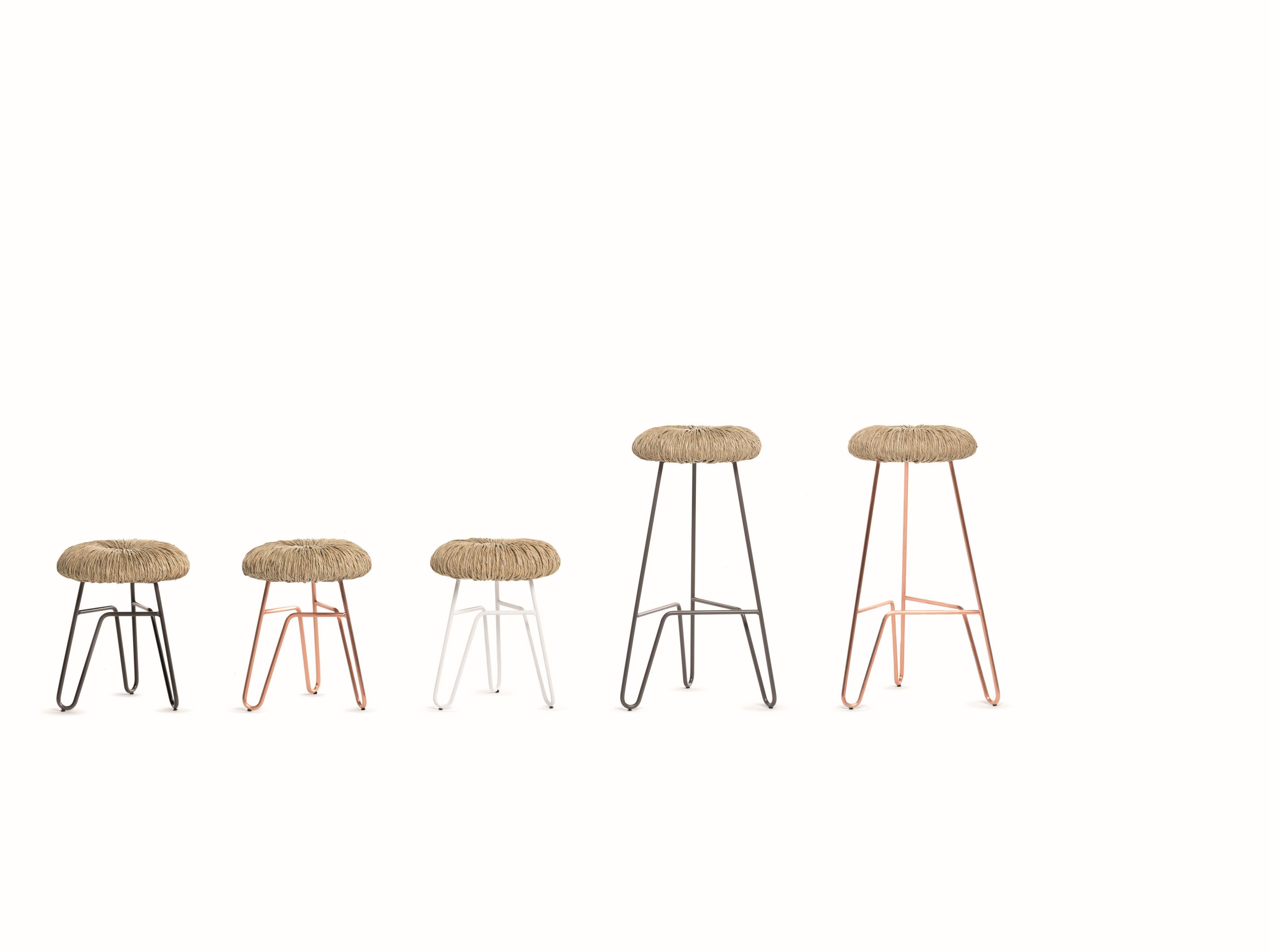 Donut Stool grey H45cm Mogg