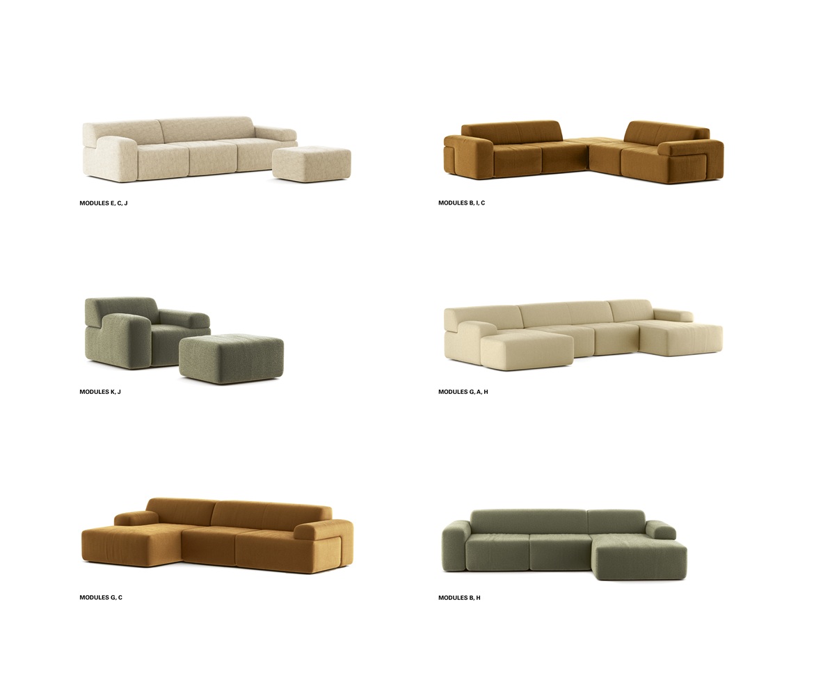 Soft Stone Sofa ClassiCon