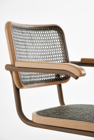 S 64 V Tubular steel classic cantilever chair Thonet