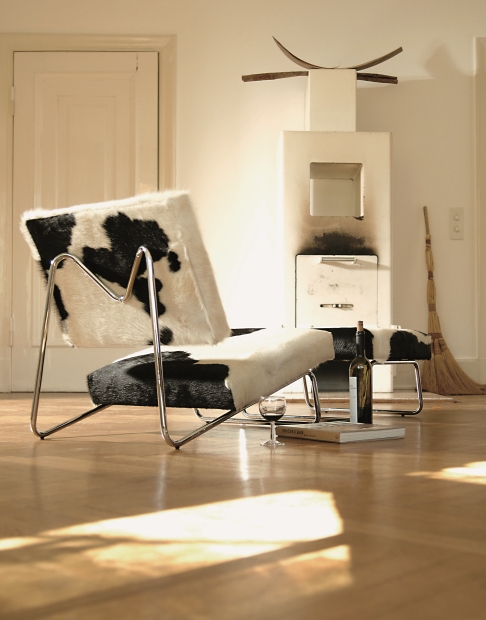 Hirche Lounge Chair Armchair Cowhide Richard Lampert