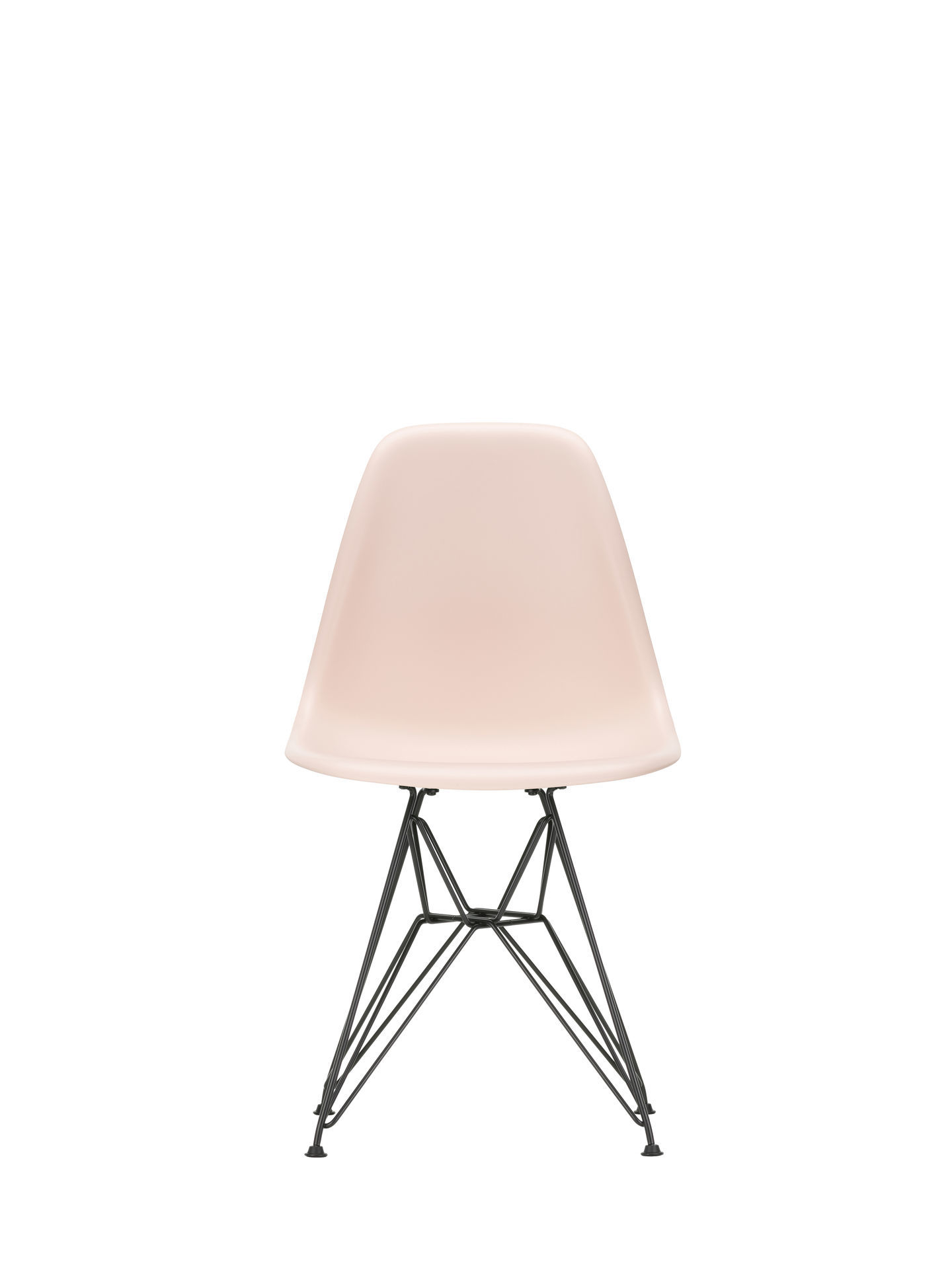 Eames Plastic Side Chair DSR Chair Vitra Chrome Ice Grey