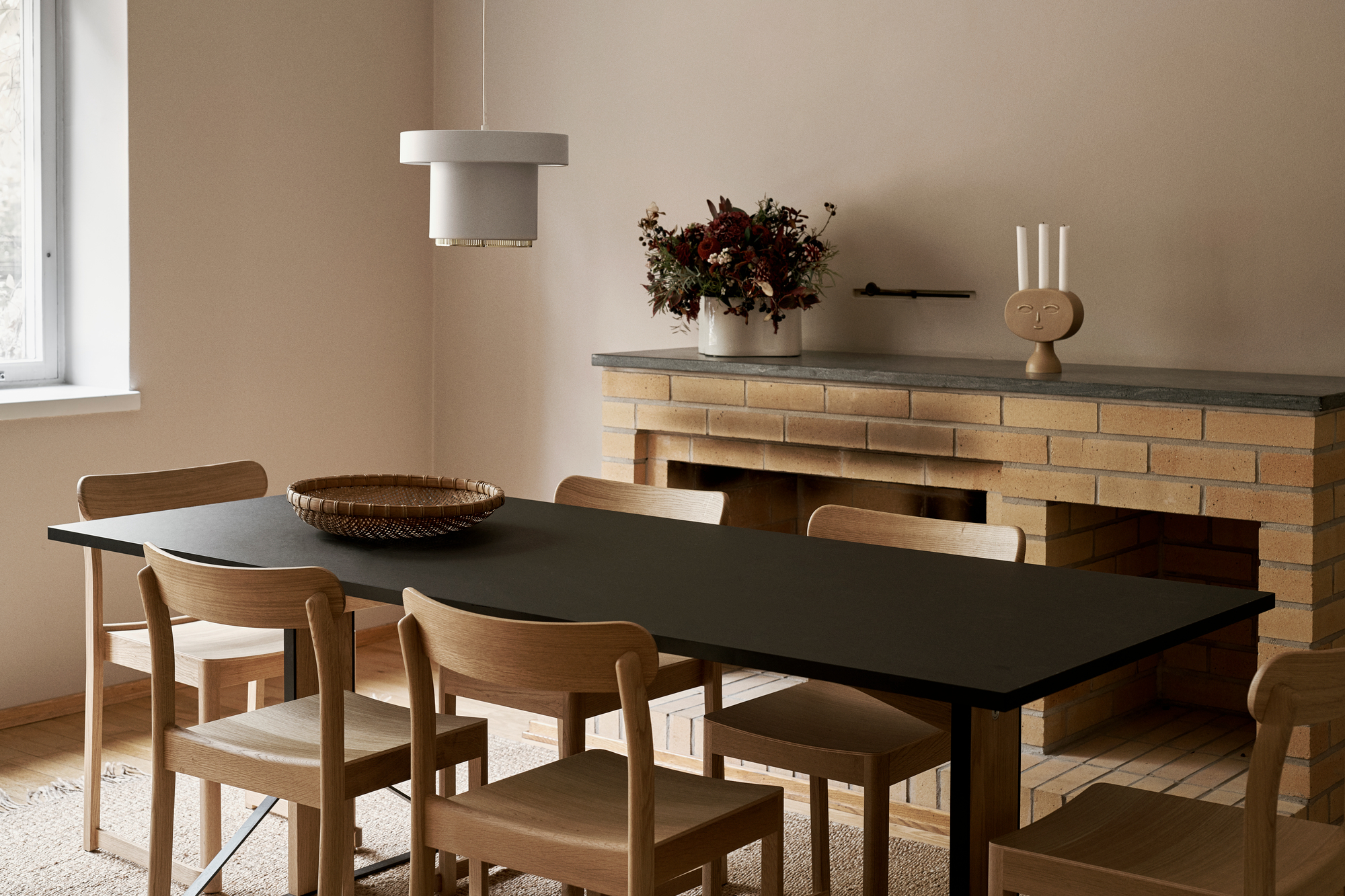 A201 Pendant light Artek White - Brass
