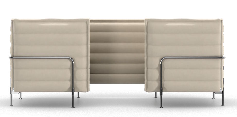 Alcove Cabin Love Seat Lowback Sofa Vitra