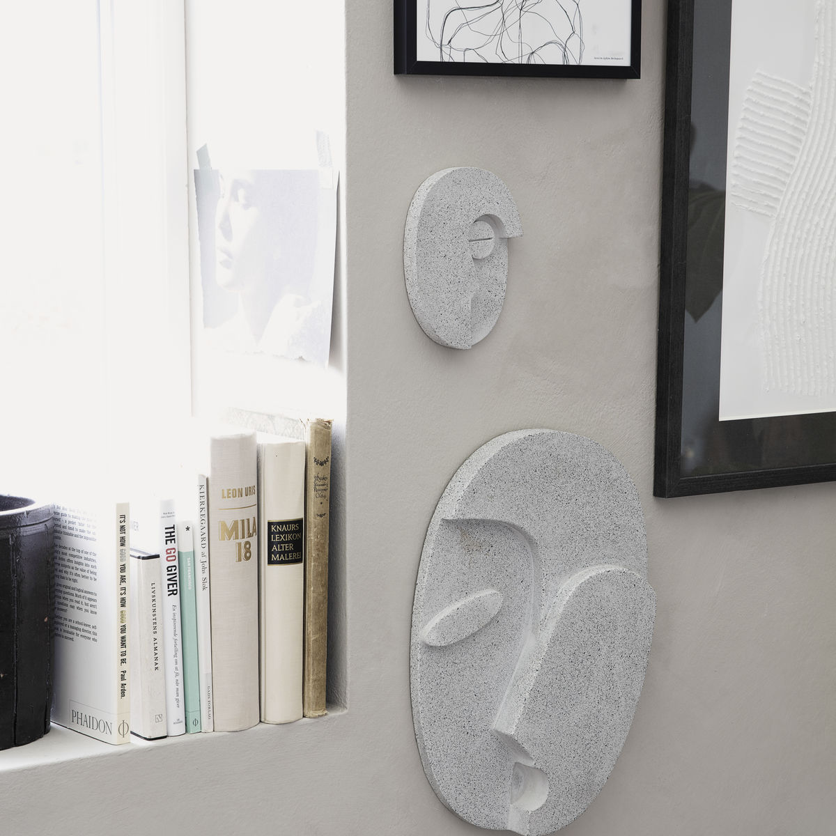 Wall Art Face Grey house doctor SINGLE PIECES