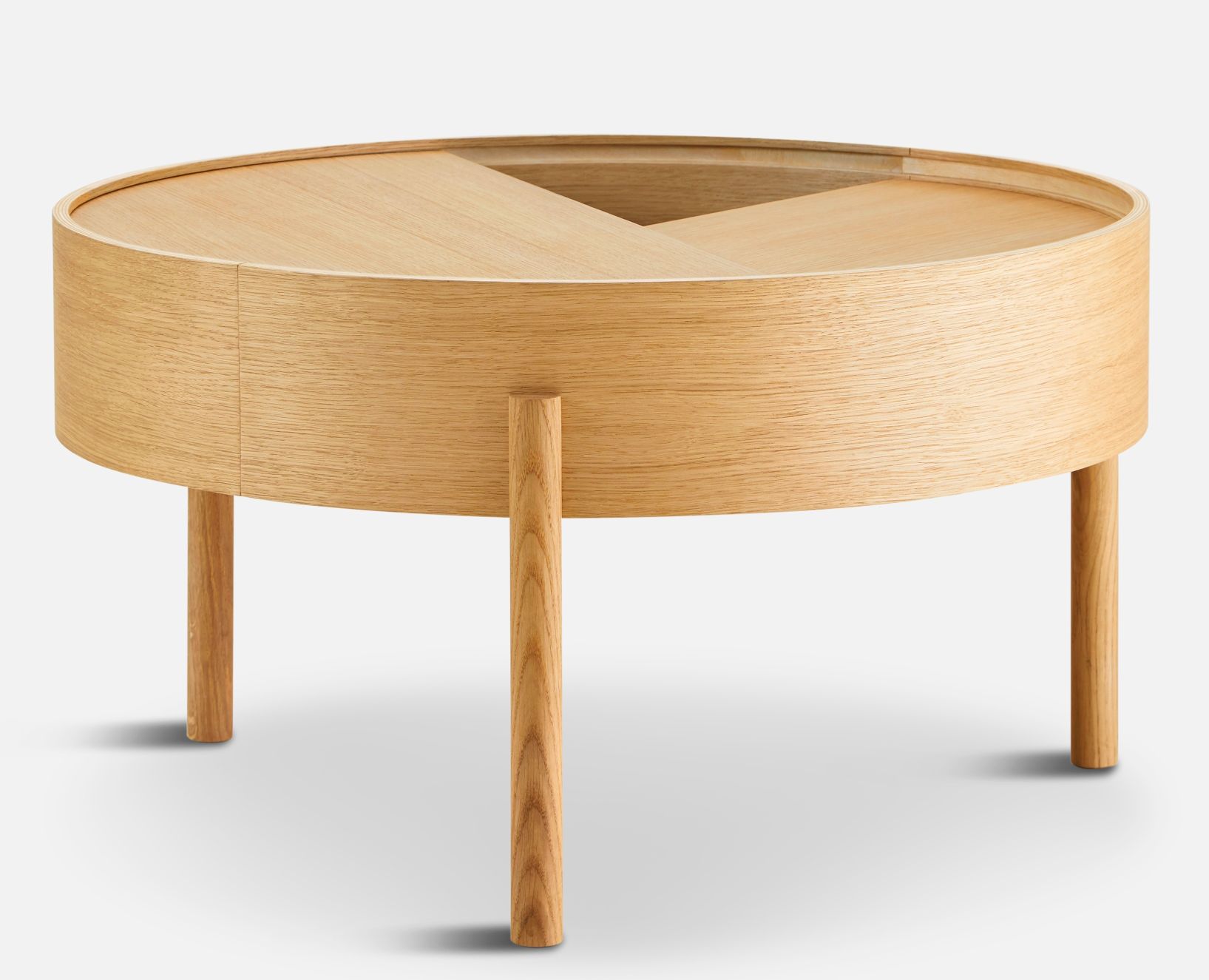Arc Coffee table Oak oiled Woud